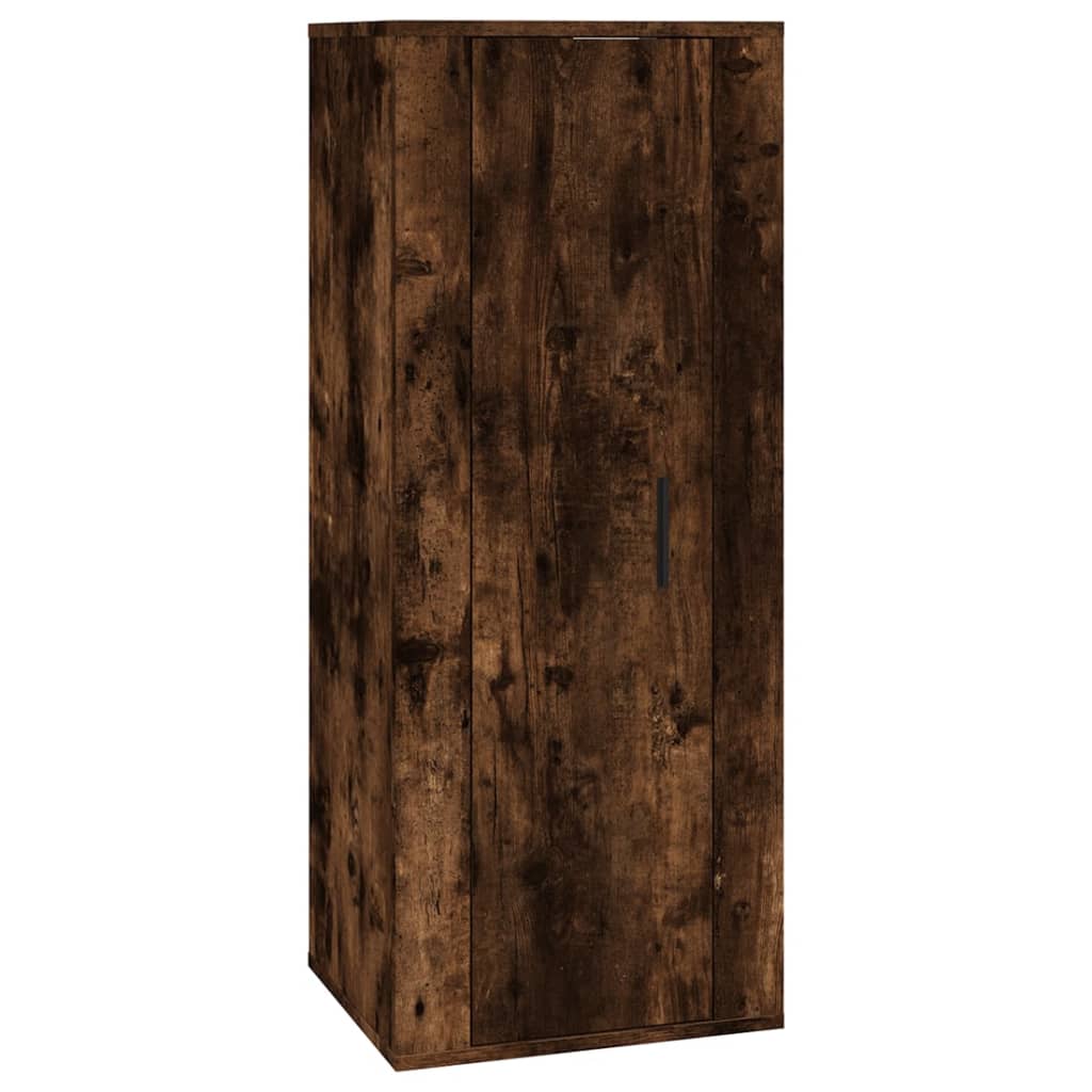 7 Piece TV Cabinet Set Smoked Oak Engineered Wood