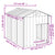 Dog House with Roof Anthracite 117x153x123 cm Galvanised Steel