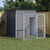 Dog House with Run Anthracite 165x251x181 cm Galvanised Steel