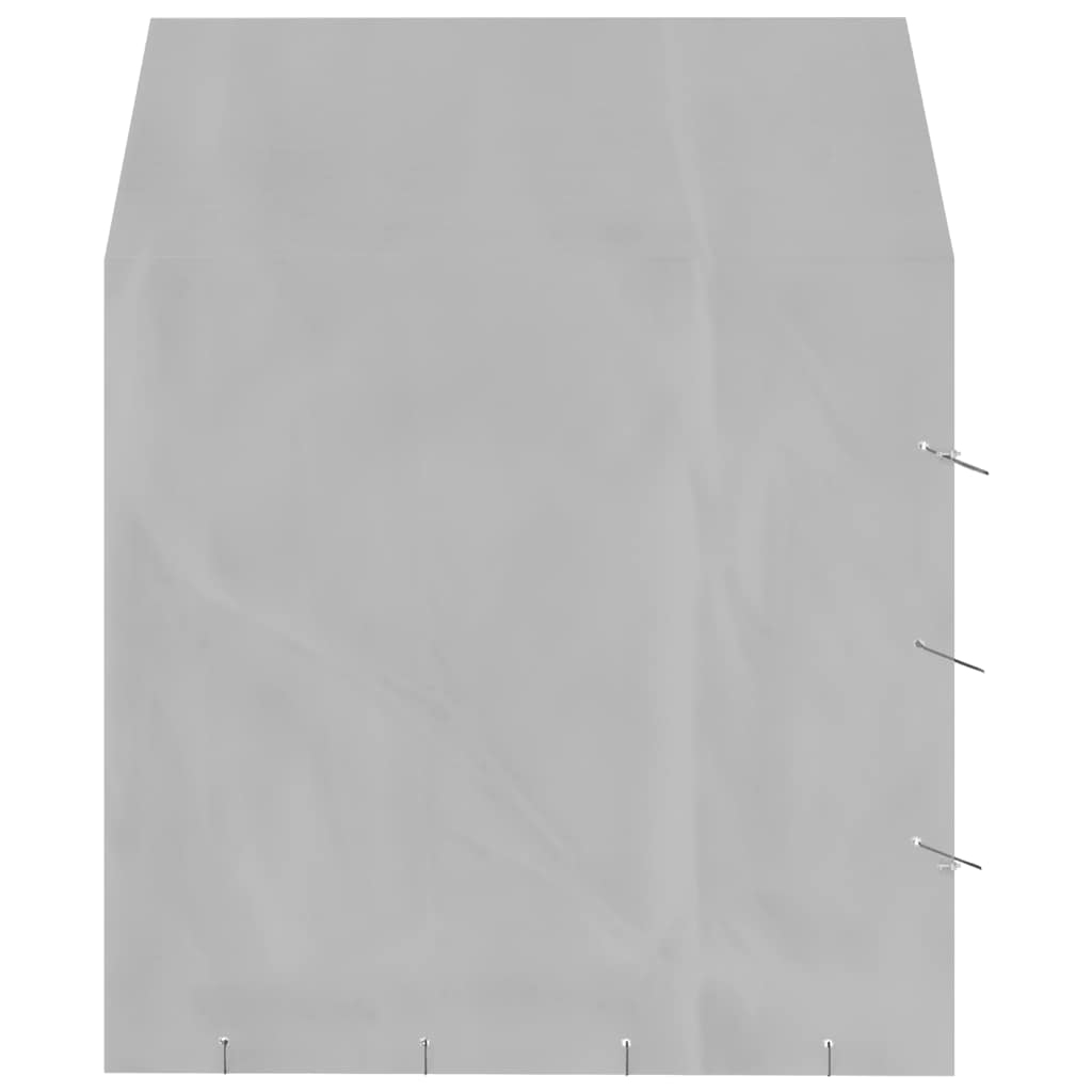 Outdoor Dog Kennel with Roof Silver 2x2x2.5 m Galvanised Steel