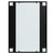 Wall Mirrors 3 pcs Black 80x60 cm Metal