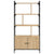 Bookcase with Doors Sonoma Oak 76.5x30x154.5 cm Engineered Wood