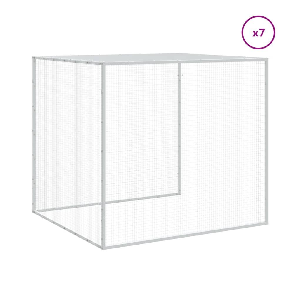 Chicken Cage with Roof Anthracite 803x98x90 cm Galvanised Steel