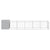 Dog House with Run Light Grey 110x609x110 cm Galvanised Steel