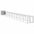 Chicken Cage with Run Light Grey 110x1221x110 cm Galvanised Steel