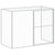 Dog House with Run Anthracite 214x253x181 cm Galvanised Steel
