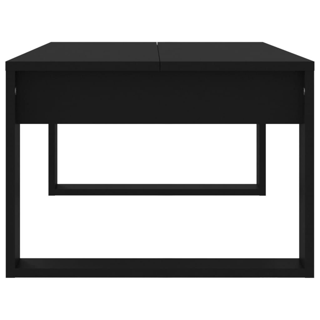 Coffee Table Black 102x50x35 cm Engineered Wood