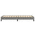 Bed Frame without Mattress Dark Grey King Single Fabric