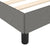 Bed Frame without Mattress Dark Grey King Single Fabric