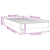 Bed Frame without Mattress Black King Single Faux Leather