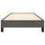 Bed Frame without Mattress Dark Grey King Single Velvet