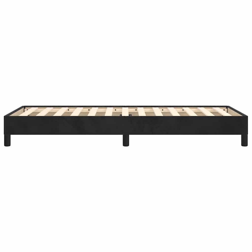 Bed Frame without Mattress Black King Single Velvet