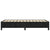 Bed Frame without Mattress Black King Single Size Velvet
