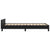 Bed Frame without Mattress Black King Single Size Faux Leather
