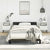 Bed Frame without Mattress Black King Single Size Faux Leather