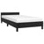 Bed Frame without Mattress Black King Single Size Velvet