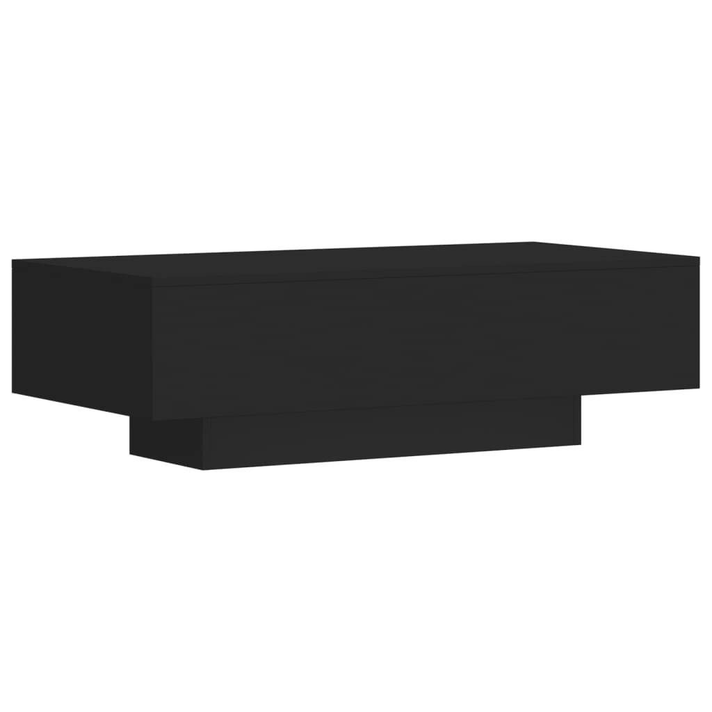 Coffee Table Black 100x49.5x31 cm Engineered Wood