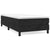 Box Spring Bed without Mattress Black King Single Size Velvet