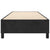 Box Spring Bed without Mattress Black King Single Size Velvet