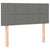 Box Spring Bed with Mattress Dark Grey 100x200 cm Fabric