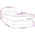 Box Spring Bed with Mattress Dark Grey 100x200 cm Fabric