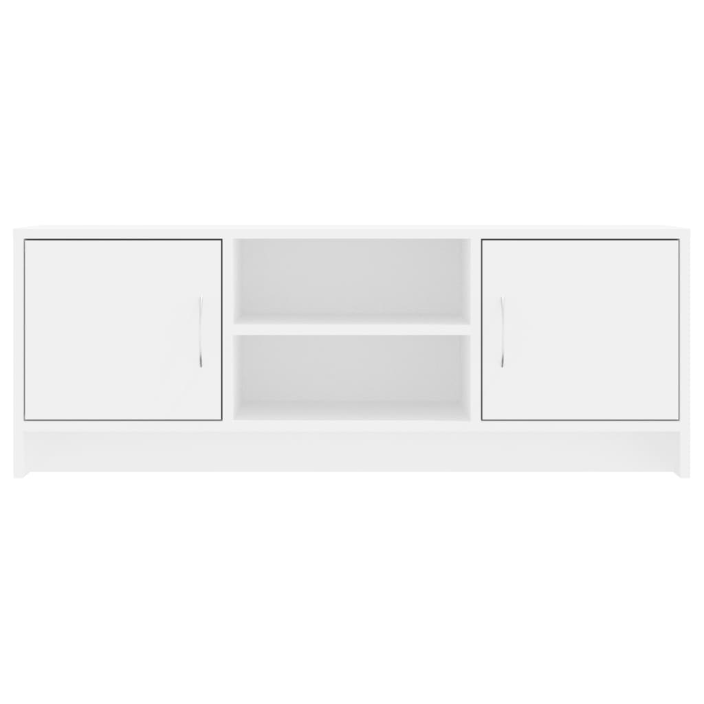 TV Cabinet White 102x30x37.5 cm Engineered Wood