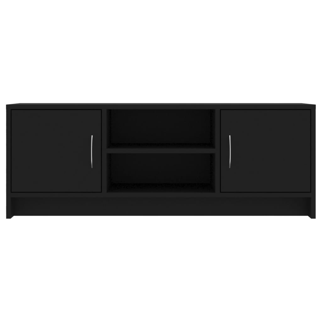 TV Cabinet Black 102x30x37.5 cm Engineered Wood