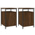 Bedside Cabinets 2 pcs Brown Oak 40x42x60 cm Engineered Wood