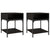 Bedside Tables 2 pcs Black 40x41x50 cm Engineered Wood