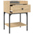 Bedside Table Sonoma Oak 40.5x31x60 cm Engineered Wood