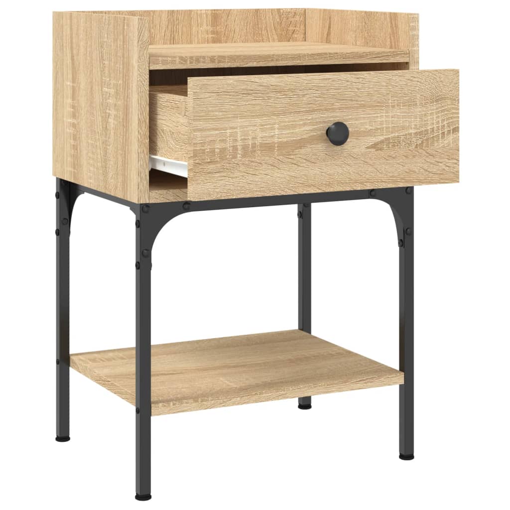 Bedside Tables 2 pcs Sonoma Oak 40.5x31x60 cm Engineered Wood