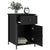 Bedside Cabinet Black 40x42x60 cm Engineered Wood