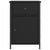 Bedside Cabinet Black 40x42x60 cm Engineered Wood