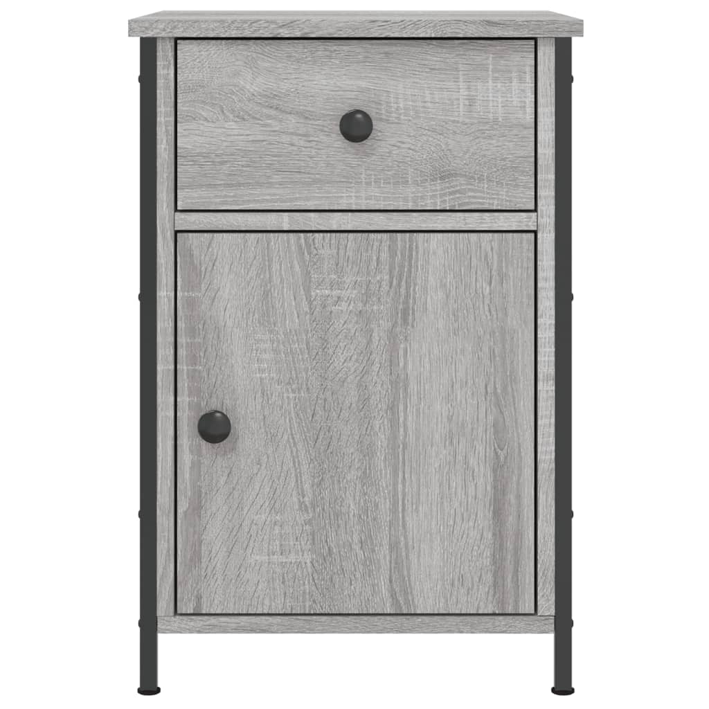 Bedside Cabinets 2 pcs Grey Sonoma 40x42x60 cm Engineered Wood