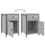 Bedside Cabinets 2 pcs Grey Sonoma 40x42x60 cm Engineered Wood