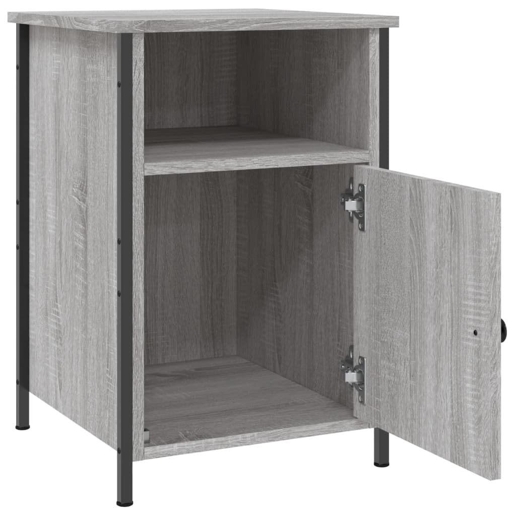 Bedside Cabinets 2 pcs Grey Sonoma 40x42x60 cm Engineered Wood