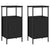 Bedside Cabinets 2 pcs Black 41x31x80 cm Engineered Wood