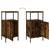 Bedside Cabinets 2 pcs Smoked Oak 41x31x80 cm Engineered Wood