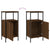 Bedside Cabinets 2 pcs Brown Oak 41x31x80 cm Engineered Wood