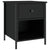 Bedside Cabinets 2 pcs Black 40x42x50 cm Engineered Wood