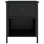 Bedside Cabinets 2 pcs Black 40x42x50 cm Engineered Wood