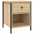 Bedside Cabinet Sonoma Oak 40x42x50 cm Engineered Wood