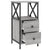 Bedside Cabinets 2 pcs Grey Sonoma 34x35.5x70 cm Engineered Wood