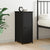 Bedside Cabinet Black 32x42x80 cm Engineered Wood