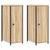 Bedside Cabinets 2 pcs Sonoma Oak 32x42x80 cm Engineered Wood