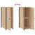 Bedside Cabinets 2 pcs Sonoma Oak 32x42x80 cm Engineered Wood