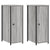 Bedside Cabinets 2 pcs Grey Sonoma 32x42x80 cm Engineered Wood