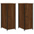 Bedside Cabinets 2 pcs Brown Oak 32x42x80 cm Engineered Wood