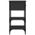 Bedside Cabinets 2 pcs Black 34x36x70 cm Engineered Wood