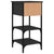 Bedside Cabinets 2 pcs Black 34x36x70 cm Engineered Wood